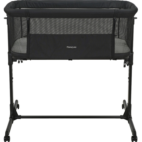 MamaLoes Loua Zwart Wieg aan Bed Co-Sleeper