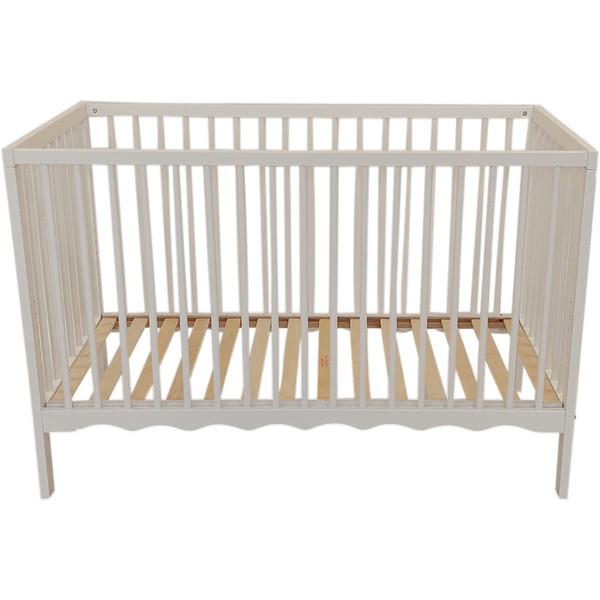 MamaLoes Luno Wave Wit 60 x 120 cm Ledikant