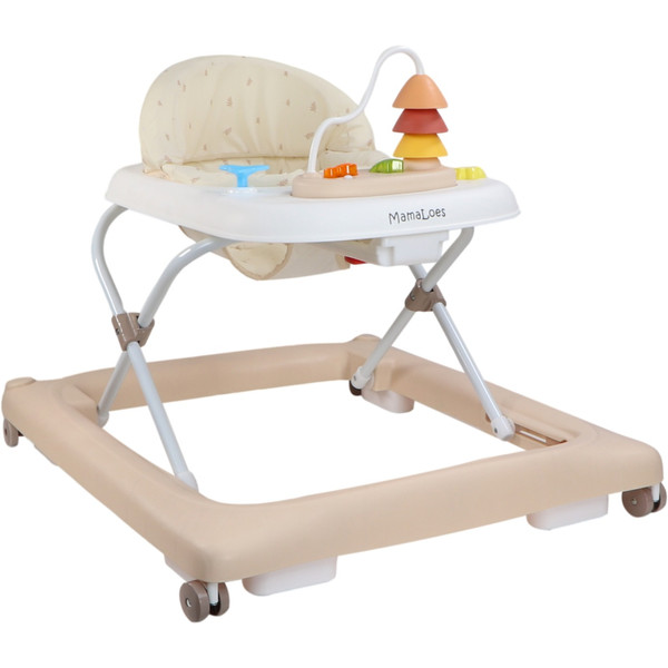 MamaLoes Mikko Beige Baby Walker Loopstoel