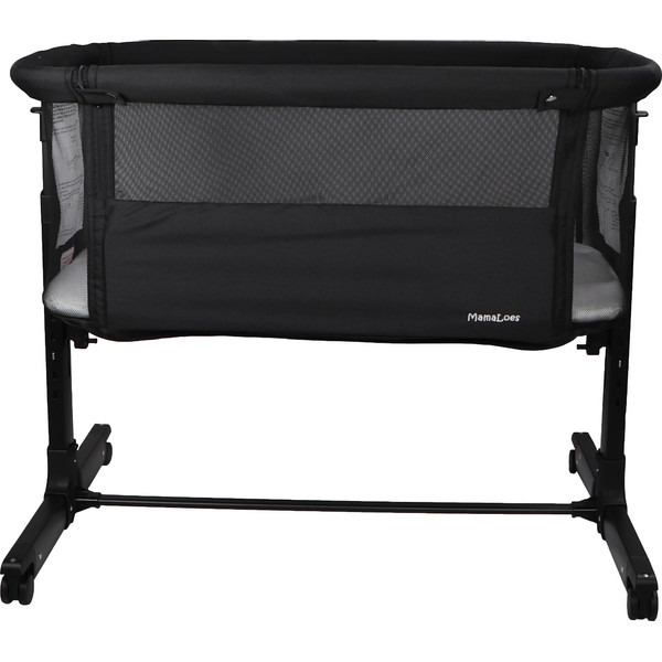 MamaLoes Noé Zwart Co-Sleeper Wieg aan Bed ML040710