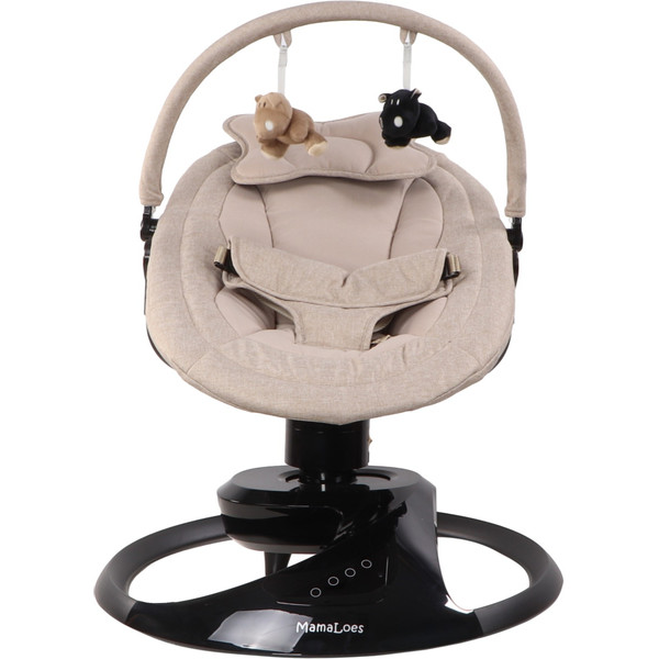 MamaLoes Nola Beige Deluxe Elektrische Babyschommel