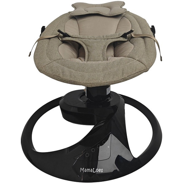 MamaLoes Nola Beige Deluxe Elektrische Babyschommel