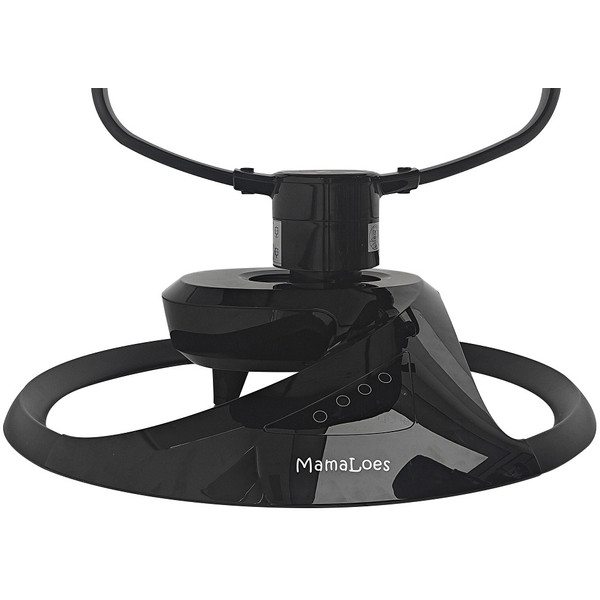 MamaLoes Nola Zwart Deluxe Elektrische Babyschommel