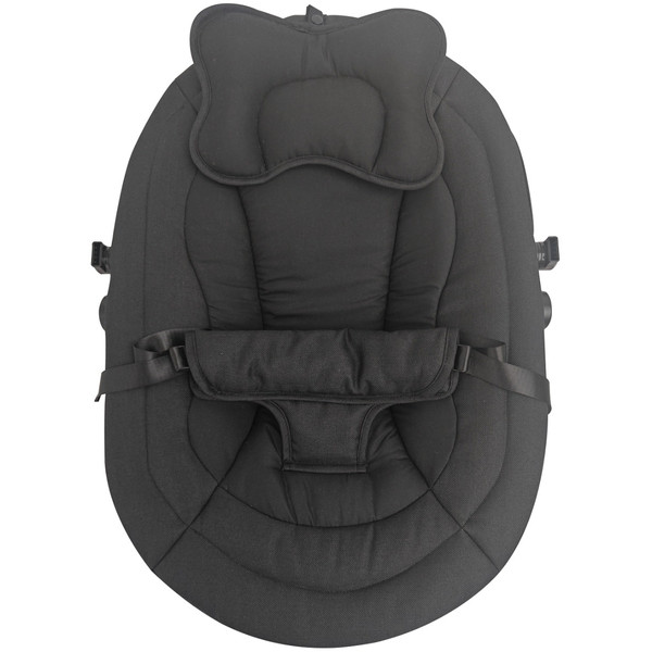 MamaLoes Nola Zwart Deluxe Elektrische Babyschommel