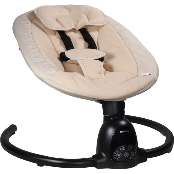 MamaLoes Noud Beige Elektrische Babyschommel ML050409