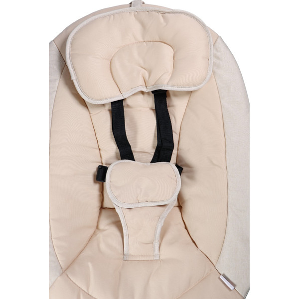 MamaLoes Noud Beige Elektrische Babyschommel ML050409