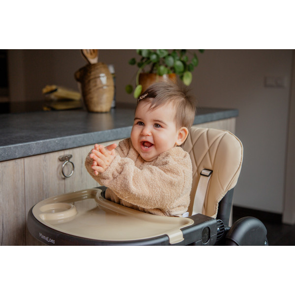 MamaLoes Nougat Badstof Lange Mouw Slab