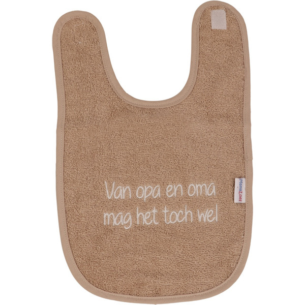 MamaLoes Nougat ''Van Opa & Oma Mag Het Toch Wel'' Tekst Slab ML010127