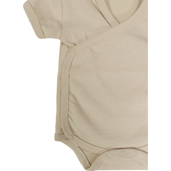 MamaLoes Oat Maat 68 Korte Mouw Overslag Romper ML010264