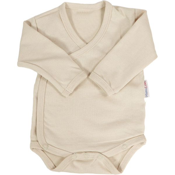 MamaLoes Oat Maat 62 Lange Mouw Overslag Romper ML010254