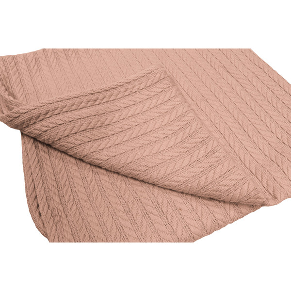 MamaLoes Oudroze 70x100cm Knitted Wiegdeken ML010609