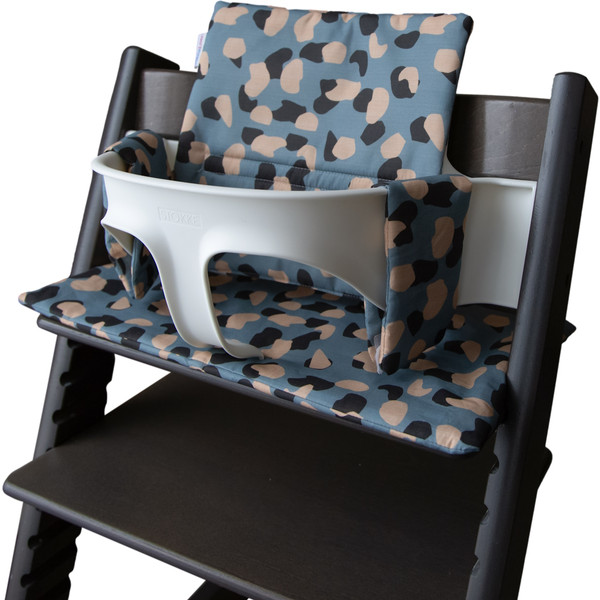 MamaLoes Panter Blauw Meegroei Stoelverkleiner ML011003