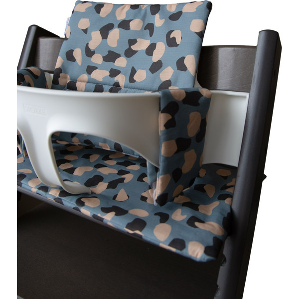 MamaLoes Panter Blauw Meegroei Stoelverkleiner ML011003