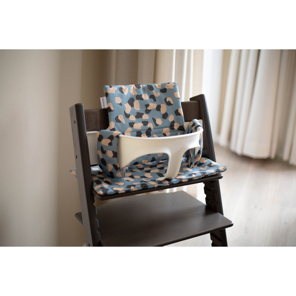 MamaLoes Panter Blauw Meegroei Stoelverkleiner ML011003