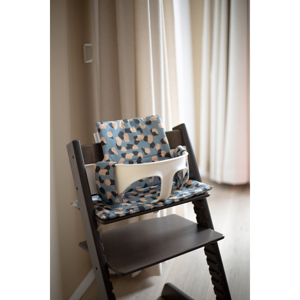 MamaLoes Panter Blauw Meegroei Stoelverkleiner ML011003