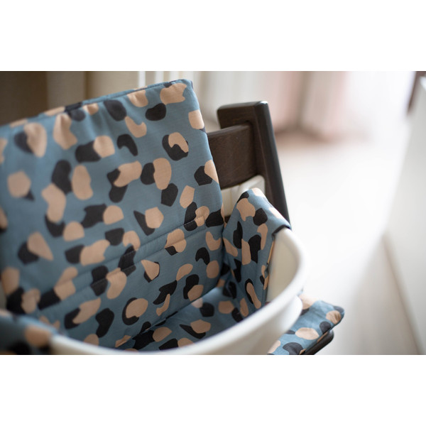 MamaLoes Panter Blauw Meegroei Stoelverkleiner ML011003