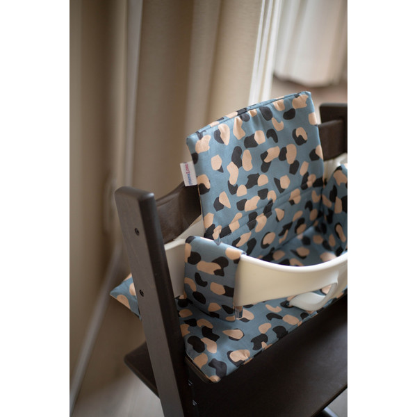 MamaLoes Panter Blauw Meegroei Stoelverkleiner ML011003