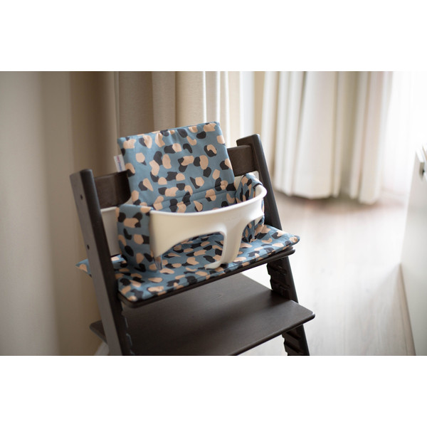 MamaLoes Panter Blauw Meegroei Stoelverkleiner ML011003