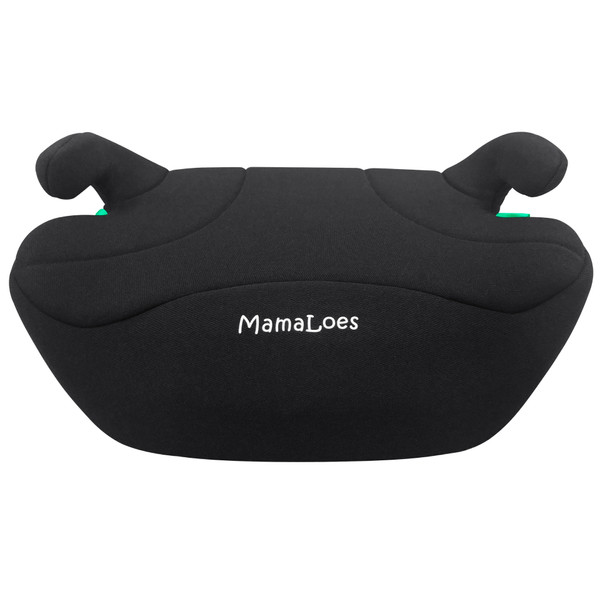 MamaLoes Pip Zwart Isofix 125-150 cm i-Size Booster - Set van 2