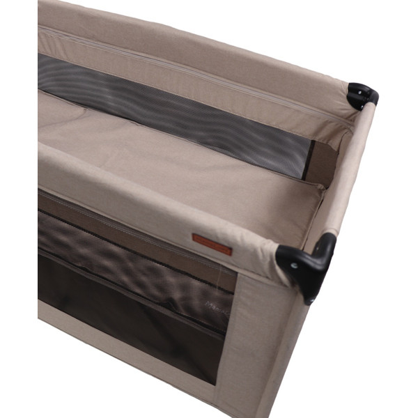 MamaLoes Raff Taupe Deluxe Campingbed incl. Aankleedvlak