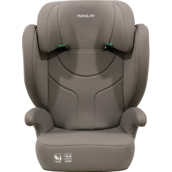 MamaLoes Rio Taupe Isofix 100-150 cm i-Size Autostoel - Set van 2