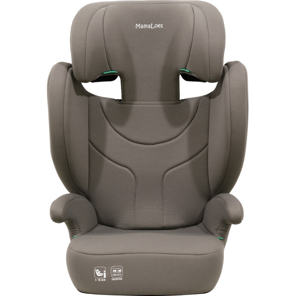 MamaLoes Rio Taupe Isofix 100-150 cm i-Size Autostoel - Set van 2