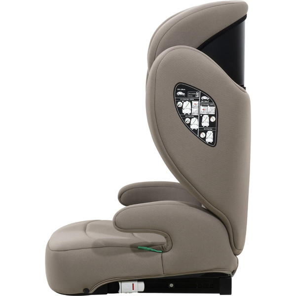 MamaLoes Rio Taupe Isofix 100-150 cm i-Size Autostoel - Set van 2