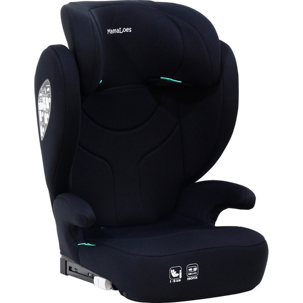 MamaLoes Rio Zwart Isofix 100-150 cm i-Size Autostoel