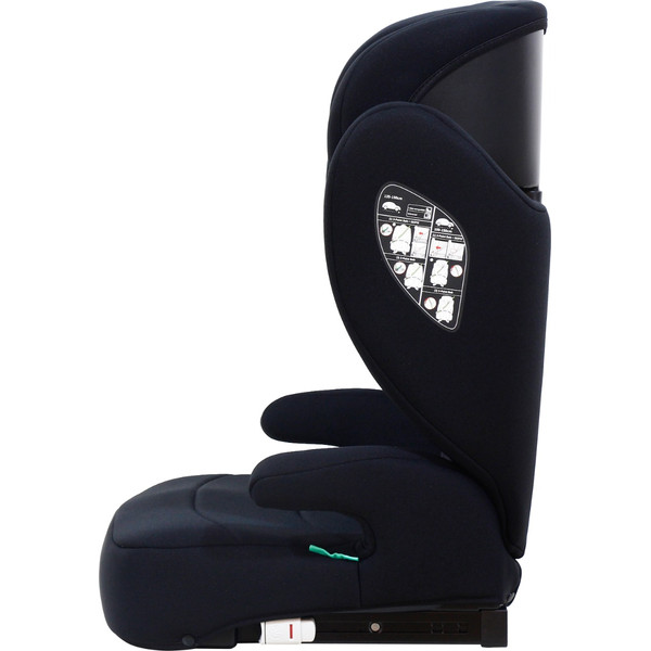MamaLoes Rio Zwart Isofix 100-150 cm i-Size Autostoel - Set van 2