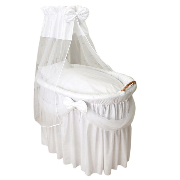 MamaLoes Royal Wit Voile Baby Wiegje 66756