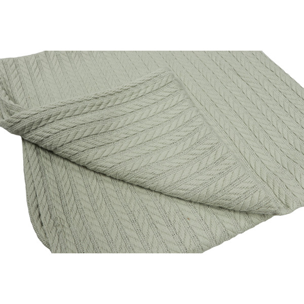 MamaLoes Sage Groen 70x100cm Knitted Wiegdeken ML010603