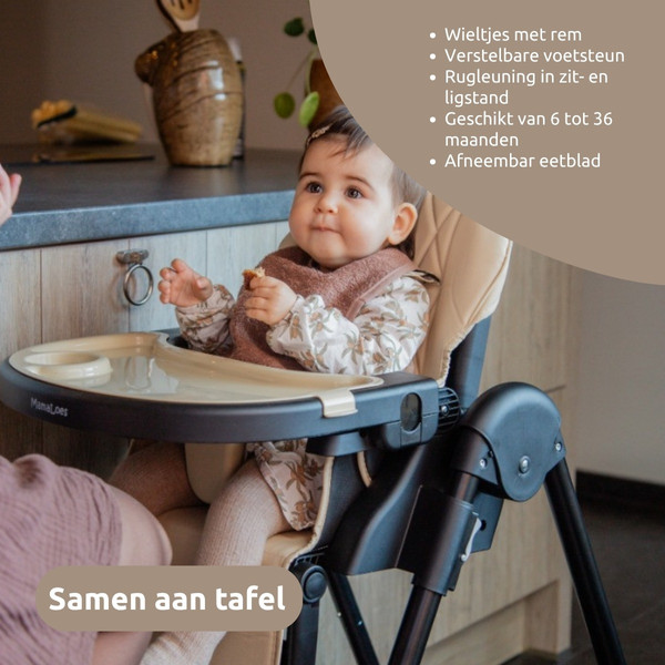 MamaLoes Scott Beige Kinderstoel