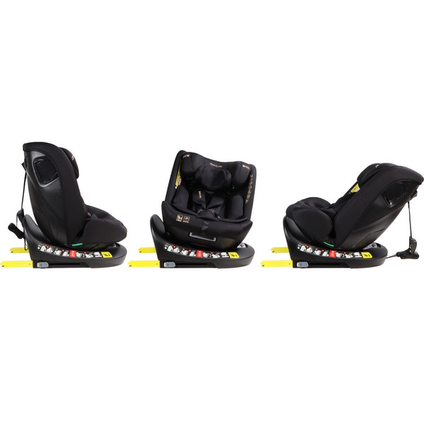 MamaLoes Sef Zwart 40-150 cm 360° i-Size Autostoel – Set van 2