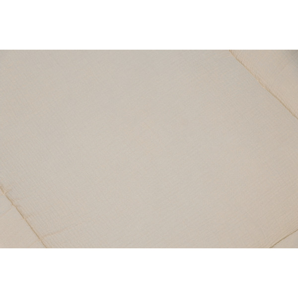 MamaLoes Soft Cotton Ecru Ruffle Babynest & Boxkleed