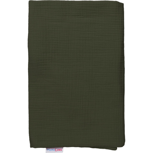 Mamaloes Soft Cotton Groen 75 x 100 cm Wiegdeken ML020810