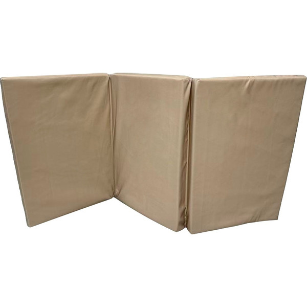 MamaLoes Soof Beige Campingbed + Opvouwbaar Matras in Tas