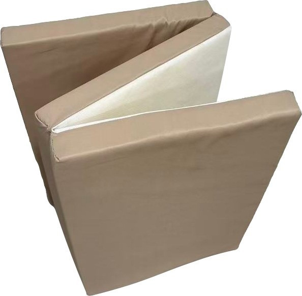 MamaLoes Soof Beige Campingbed + Opvouwbaar Matras in Tas