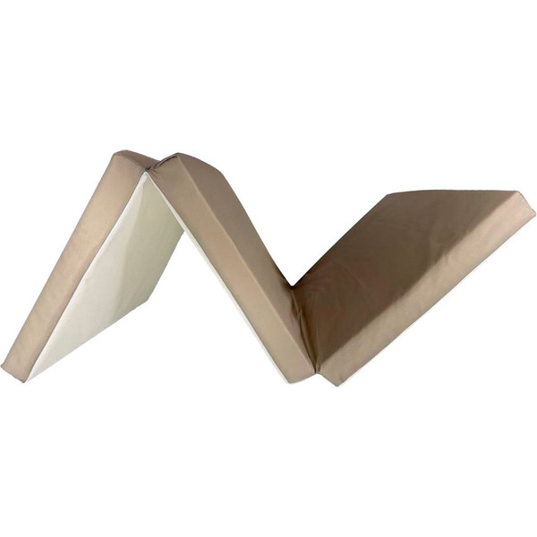 MamaLoes Soof Beige Campingbed + Opvouwbaar Matras in Tas