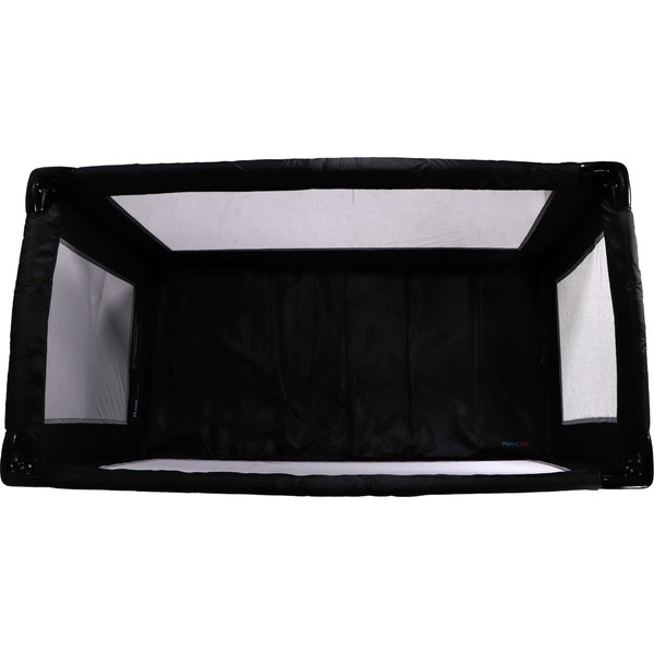 MamaLoes Soof Zwart Campingbed + Opvouwbaar Matras in Tas