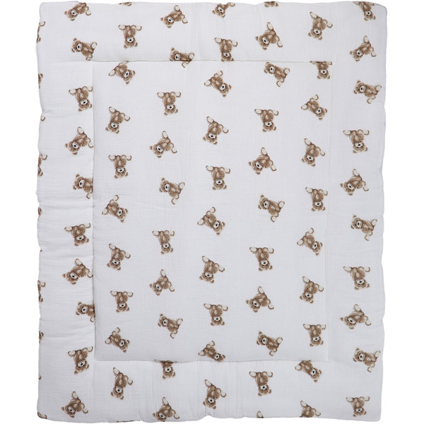 MamaLoes Teddy Beer Hydrofiel 80 x 100 cm Boxkleed ML020268