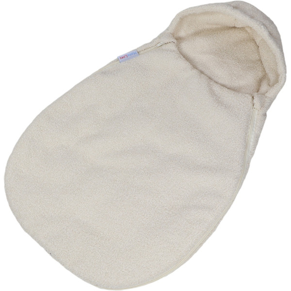 MamaLoes Teddy Boucle Naturel Autostoel Voetenzak ML020904