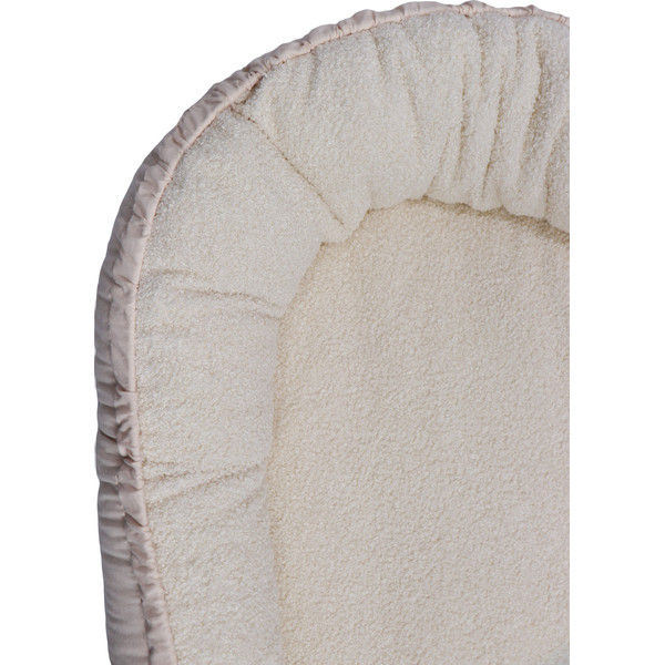 MamaLoes Teddy Boucle Naturel Omkeerbaar Babynest & Omkeerbaar Boxkleed