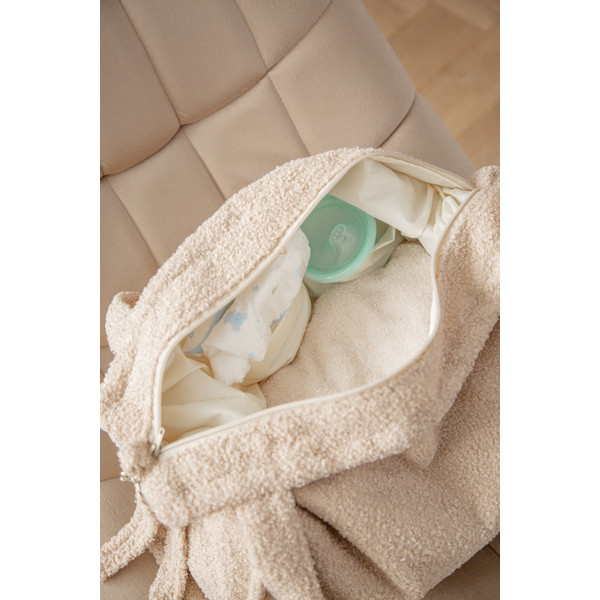 MamaLoes Teddy Boucle Naturel Luiertas ML020901