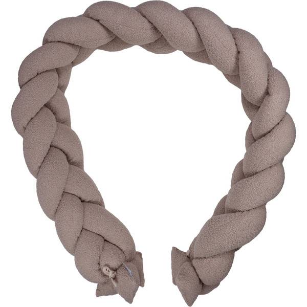 MamaLoes Teddy Boucle Nougat 210 cm Braided Bedbumper ML020516