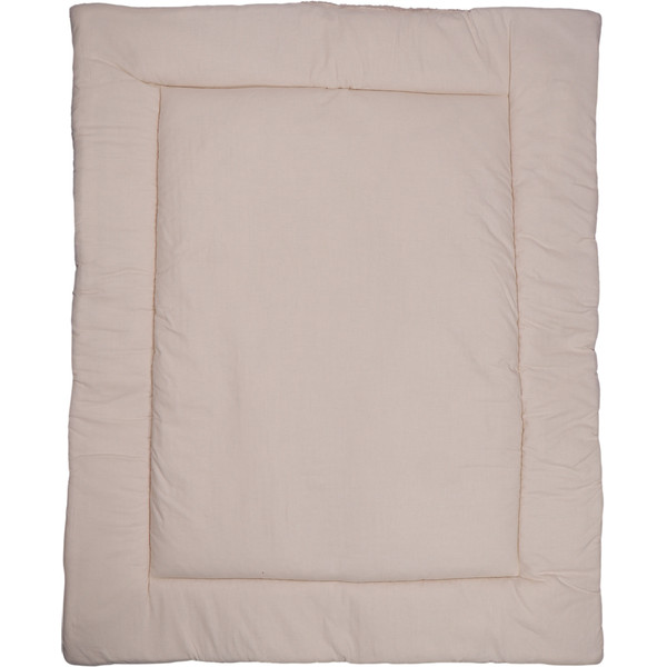 MamaLoes Teddy Boucle Nougat Omkeerbaar Babynest & Omkeerbaar Boxkleed