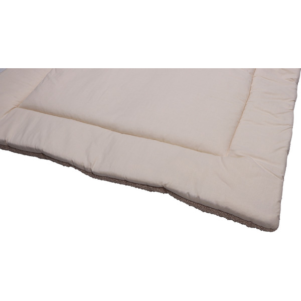 MamaLoes Teddy Boucle Nougat Omkeerbaar Babynest & Omkeerbaar Boxkleed