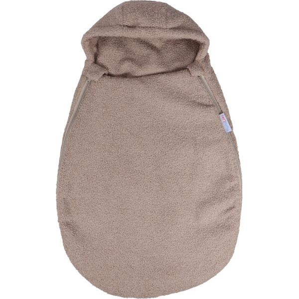 MamaLoes Teddy Boucle Nougat Autostoel Voetenzak ML020905