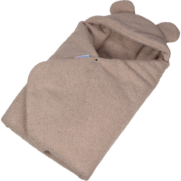 MamaLoes Teddy Boucle Nougat Multifunctioneel Wikkeldeken ML020907