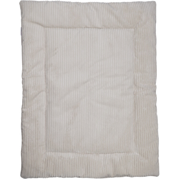 MamaLoes Velours Rib Beige 80 x 100 cm Omkeerbaar Boxkleed ML020257