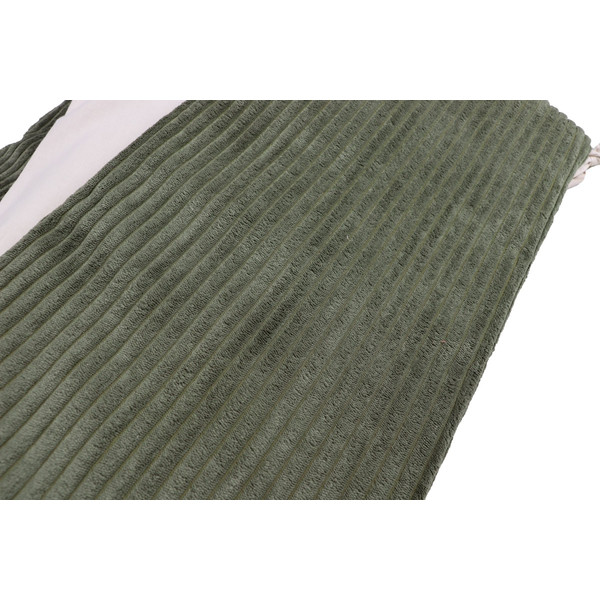 MamaLoes Velours Rib Groen 30 x 180 cm Bedbumper ML020513